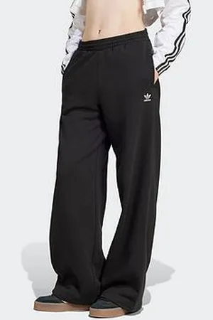 adidas Womens Wide Leg Fleece Joggers