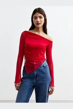 New Look Asymmetric Mesh Top