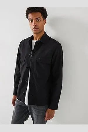 Calvin Klein Cotton Blend Button Through Overshirt