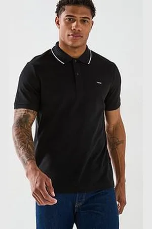 Calvin Klein Pique Tipped Logo Polo Shirt