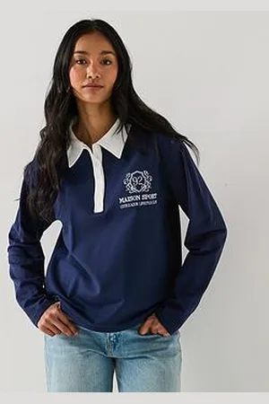 Very Collar Detail Long Sleeve Sweatshirt