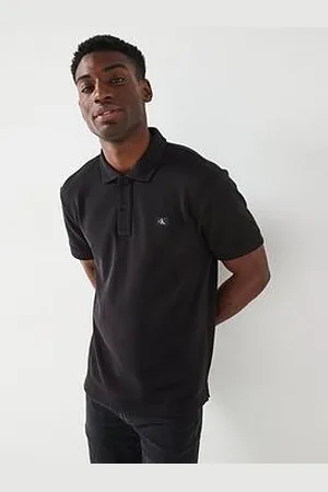 Calvin Klein Left Chest Woven Label Polo Shirt