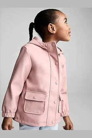 MANGO Younger Girls Rubberised Rain Coat