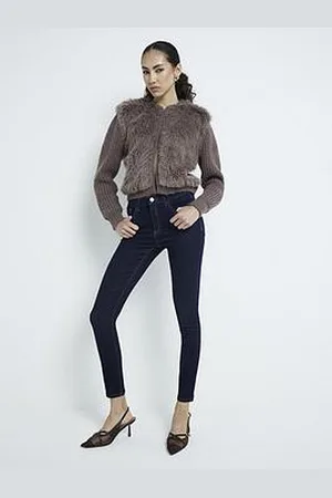River Island Denim Mid Rise Skinny Jeans