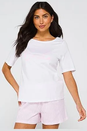 Everyday Basic Bride Short Sleeve Short Pyjama Set