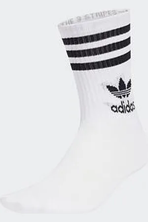 adidas Womens 3-Stripes Crew Socks 6 Pairs