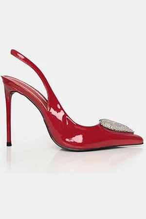 Public Desire Elvis Heart Detail Sling Back