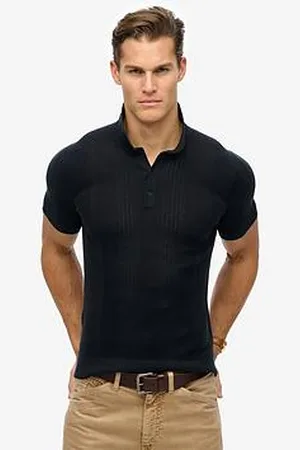 Superdry Short Sleeve Knitted Polo Shirt