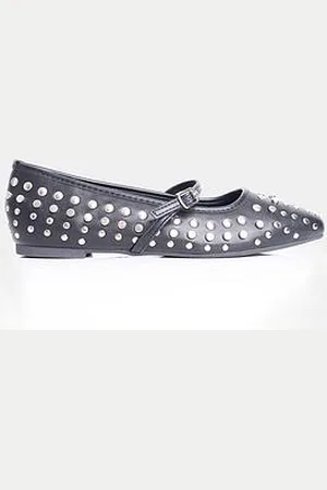 Public Desire Arkel Stud Flat Shoe