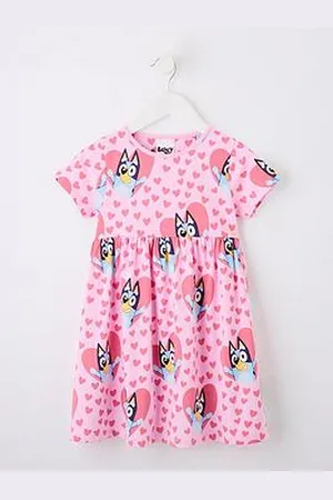 Bluey All Over Print Short Sleeve Dress