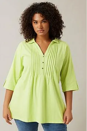Evans Pintuck Slub Henley Top