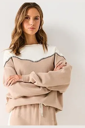 Very Whipstitch Colour Block Co-Ord Sweatshirt