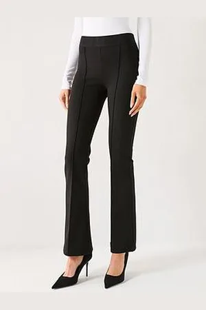 Very Sculpting High Waisted Pin Tuck Flared Leggings