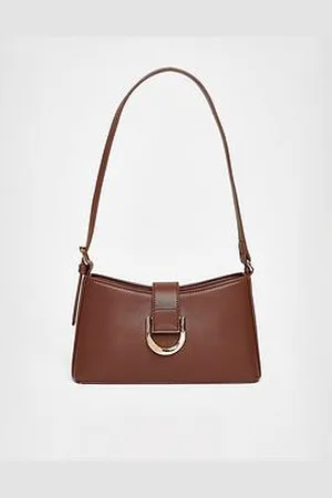 Quiz Buckle Shoulder Bag
