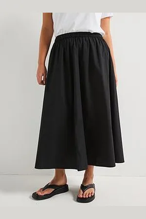 Very Cotton Full Midi Skirt