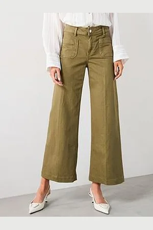 MANGO Wideleg Jeans With Pockets