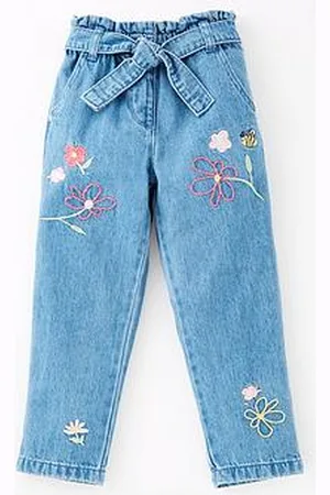 Very Girls Embroidered Floral Jean