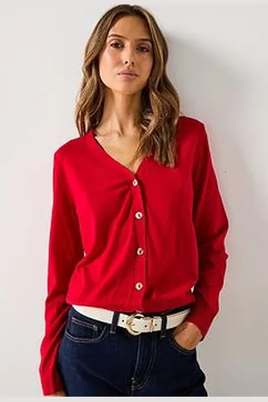 MANGO Mulberry Silk Blend Ribbed Cardigan