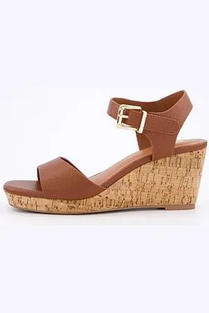 Very Mid Wedge Sandals - Brown