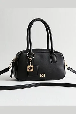New Look Faux Leather Bowling Bag