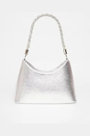 Quiz Diamante Twist Handle Bag