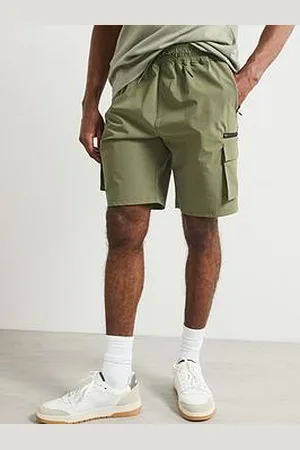 Very Man Zip Pocket Tech Cargo Shorts - Dark