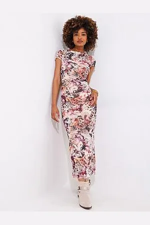 Joe Browns Romantic Rose Stretch Mesh Maxi Dress
