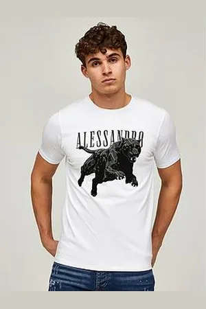 Alessandro Zavetti Sciopero Panther Graphic T-Shirt