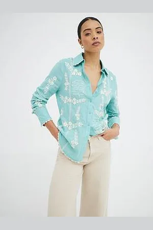 River Island Floral Embellished Shirt