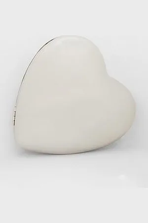 Quiz Metal Heart Box Bag