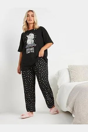 Yours Curve Dreams Tatty Teddy Pj Set