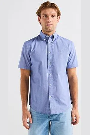 Tommy Hilfiger Flex Poplin Houndstooth Short Sleeve Shirt
