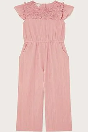 Monsoon Girls Smock Textured Jumpsuit