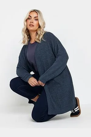 Yours Curve Tape Yarn Cardigan