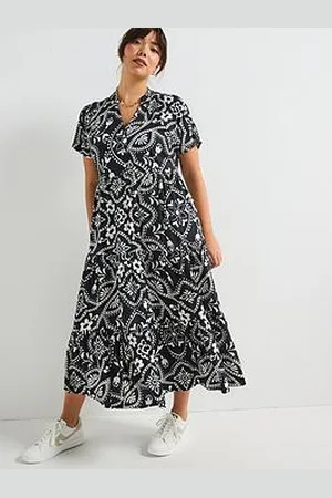Very Printed Tiered Midaxi Dress - Floral