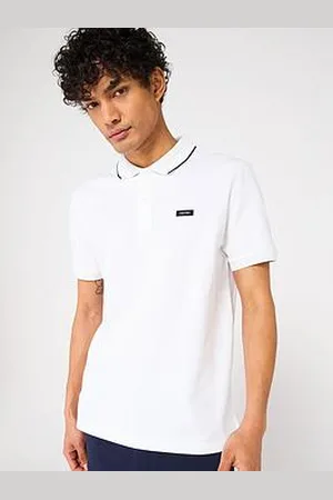 Calvin Klein Pique Tipped Logo Polo Shirt