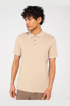 HUGO BOSS Parlay 190 Regular Fit Pipe Trim Pique Polo Shirt