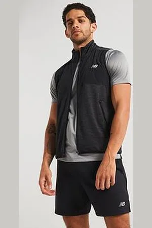 New Balance Mens Running Heat Grid Vest - Black