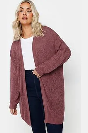 Yours Curve Tape Yarn Cardigan