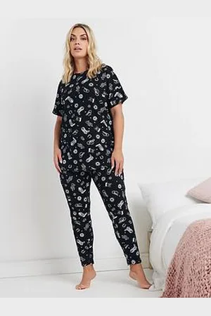 Yours Curve Cowboy Tapered Pyjama Set
