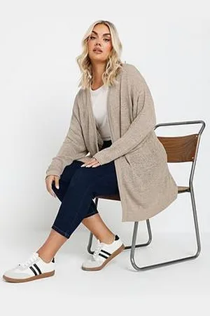 Yours Curve Tape Yarn Cardigan
