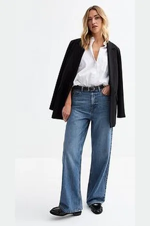 New Look Adalae High Waisted Wide Leg Jeans
