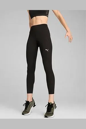 PUMA Womens Training Essential High Waisted Full Length Tights - Black