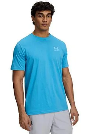 Under Armour Mens Training Sportstyle Left Chest Logo T-Shirt - Blue