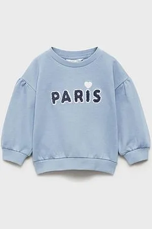 MANGO Younger Girls Paris Sweat Top