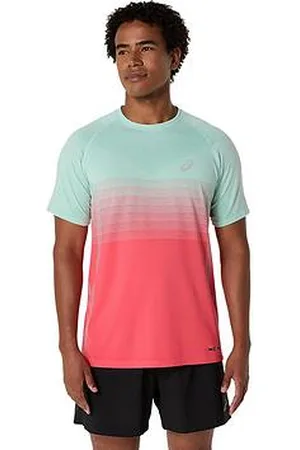 Asics Mens Running Seamless T-Shirt - Green/