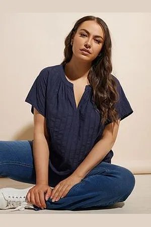 Yours Cotton Dobby Blouse