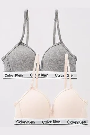 Calvin Klein Girls 2 Pack Triangle Bra