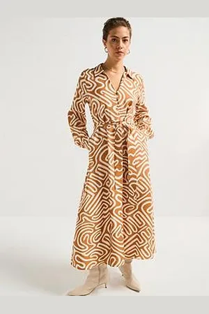 VERO MODA Long Sleeve Woven Shirt Dress