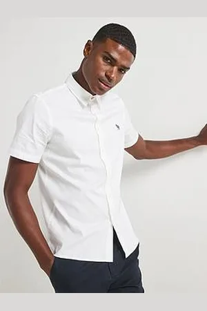 Paul Smith Casual Fit Short Sleeve Zebra Logo Shirt